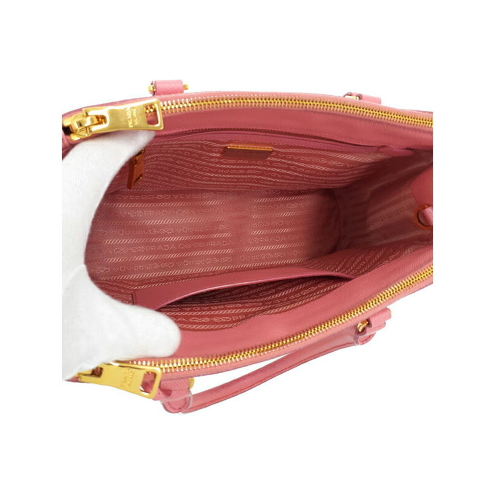 PRADA Galleria Saffiano Leather Shoulder Bag Handbag - Picture 3 of 9